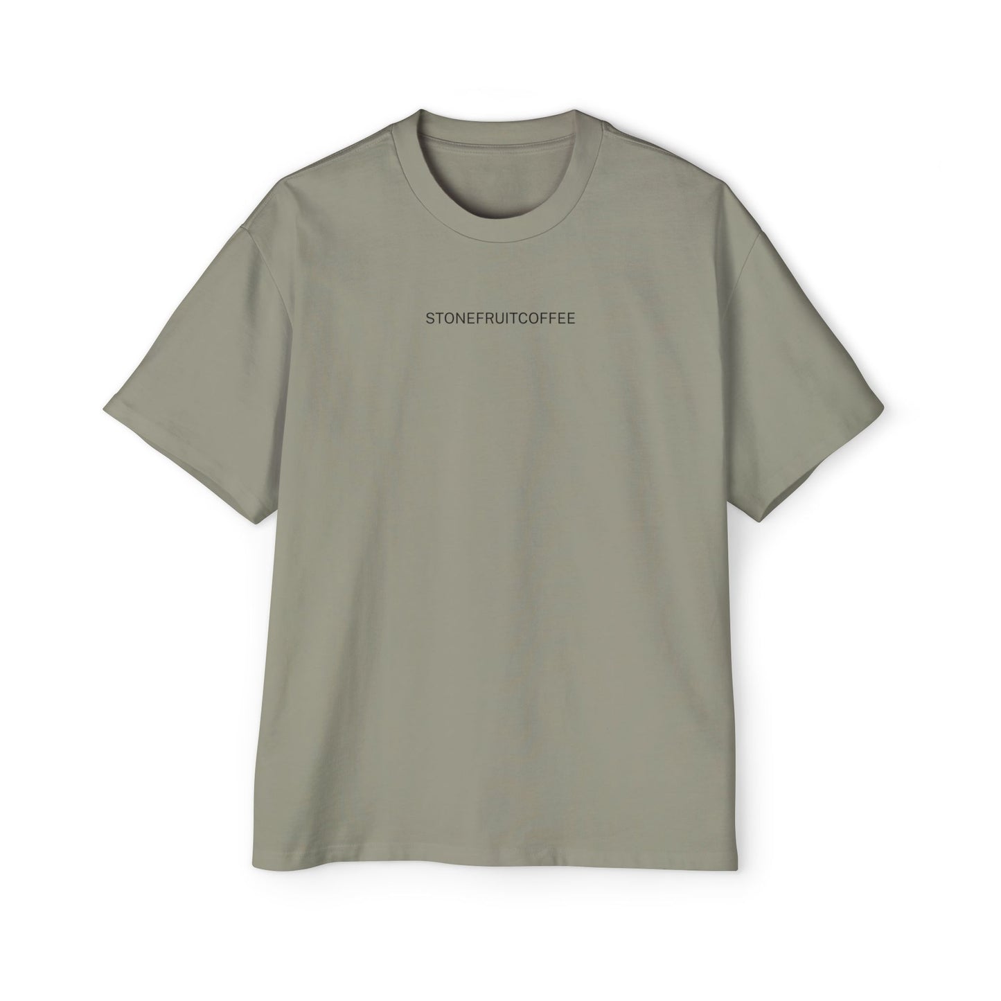 Men's Oversized Coffee Tee "OK, But First Coffee"